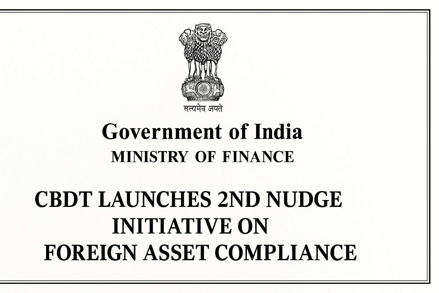 CBDT Launches 2nd NUDGE Initiative to Improve Voluntary Compliance of ...